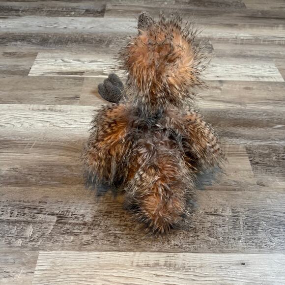 Jellycat Big Odette Ostrich Plush 27” Stuffed Animal Tan Gray Feathered NWT HTF - Picture 3 of 10